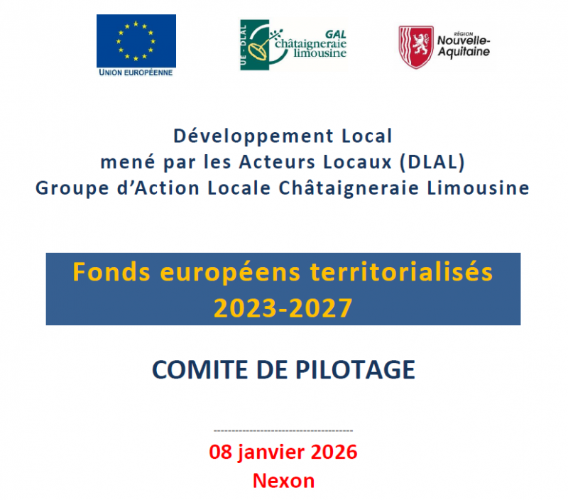 Dossier séance comité de pilotage